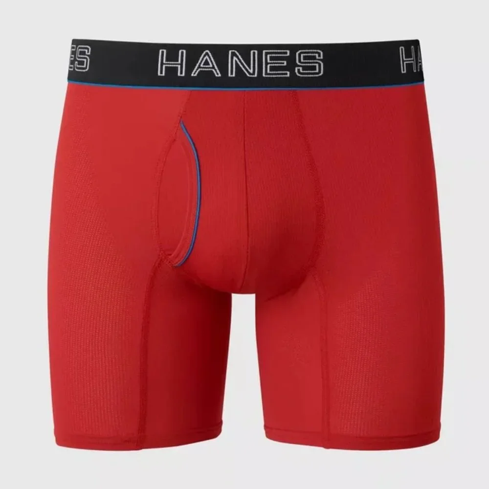 NWT 3-PK Hanes Flex Fit Boxer Briefs S